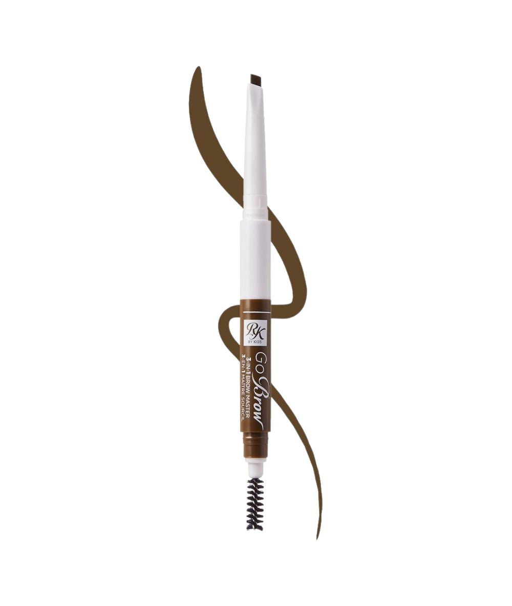 Ruby Kisses RbTP03 3In1 Brow Master [Dark Brown], Cosmetics - Cloré Beauty