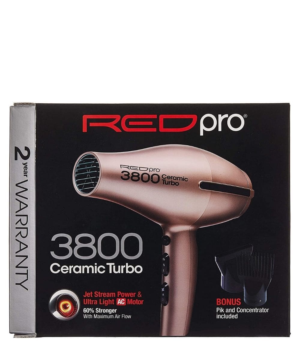 Red Pro Titanium Pro Blow Dryer, HAIR STYLING TOOLS - Cloré Beauty