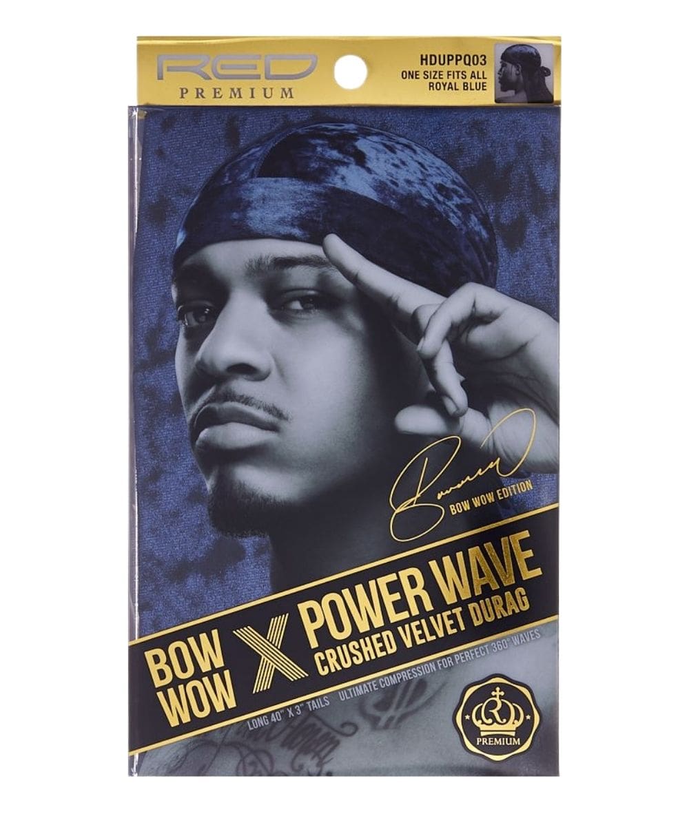 Red By Kiss Premium Power Wave Crushed Velvet Durag #Hduppq