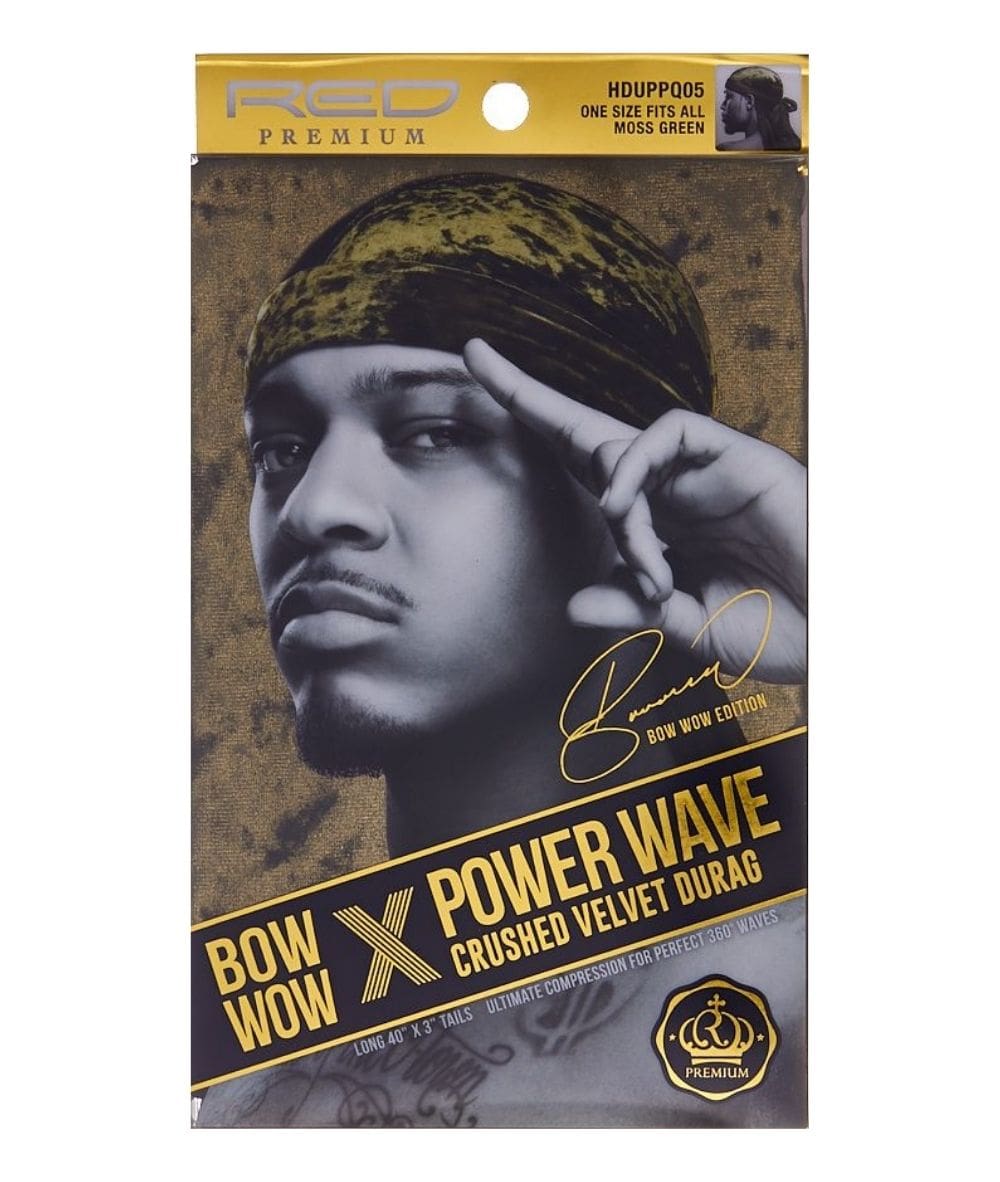 Red By Kiss Premium Power Wave Crushed Velvet Durag #Hduppq