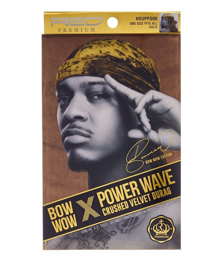 Red By Kiss Premium Power Wave Crushed Velvet Durag #Hduppq