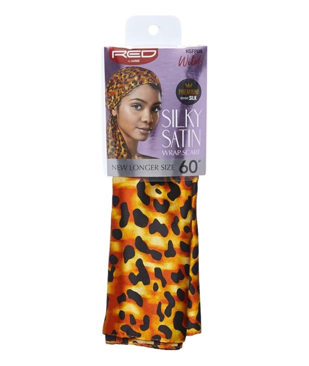 Red By Kiss Silk Satin Wrap Scarf 60" #Hsfp, Accessory - Cloré Beauty