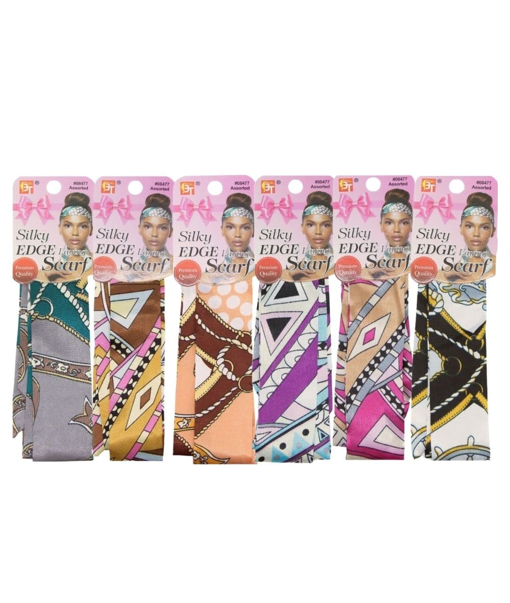 Beauty Town Silky Edge Laying Scarf #8477[ASSORTED], ACCESSORIES JEWELRY FASHION - Cloré Beauty