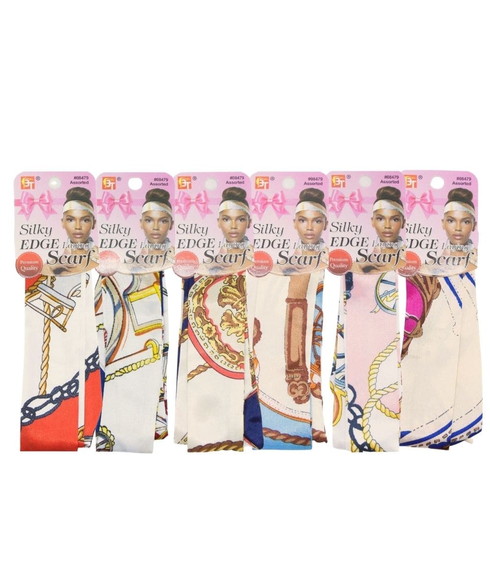 Beauty Town Silky Edge Laying Scarf #8479[ASSORTED], ACCESSORIES JEWELRY FASHION - Cloré Beauty