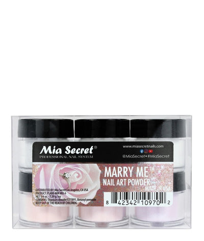 Mia Secret Acrylic Nail Art Powder Collection Mix6 1/4 oz