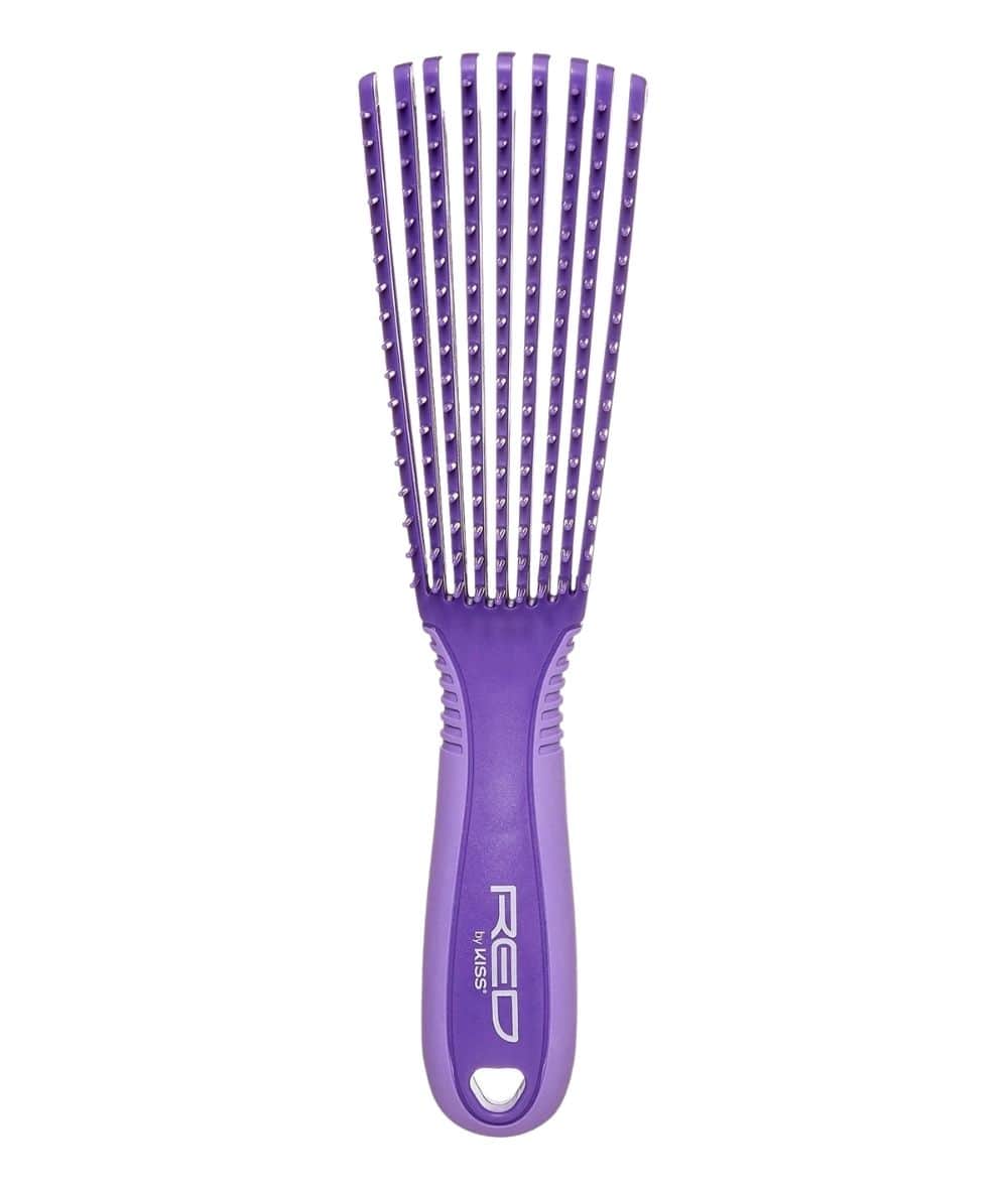 Red By Kiss Ez Glide & Define Detangle Brush [Purpple] #HH63