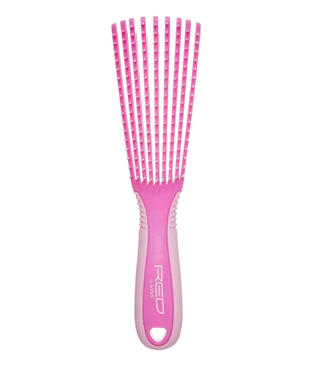 Red By Kiss Ez Glide & Define Detangle Brush [Pink] #HH64