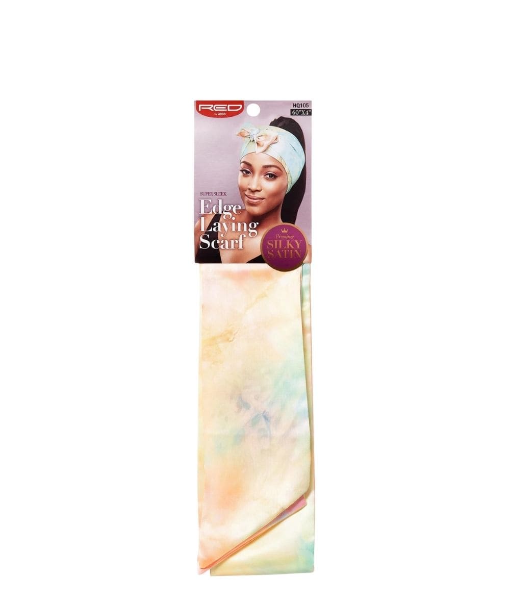 Red By Kiss Edge Laying Scarf [Tie Dye] #Hq105