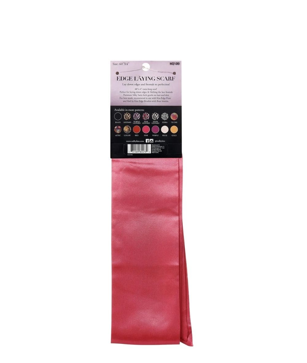 Red By Kiss Edge Laying Scarf [Pink] #Hq109, ACCESSORIES JEWELRY FASHION - Cloré Beauty