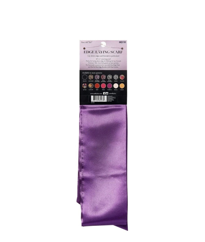 Red By Kiss Edge Laying Scarf [Purple] 