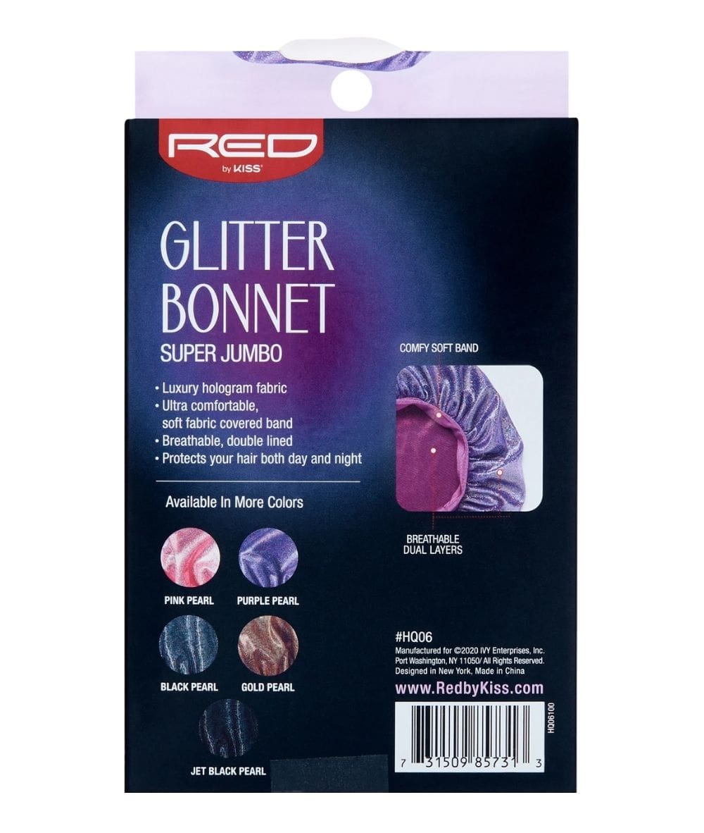 Red By Kiss Glitter Bonnet Super Jumbo [Pulple Pearl] #Hq06, Accessory - Cloré Beauty