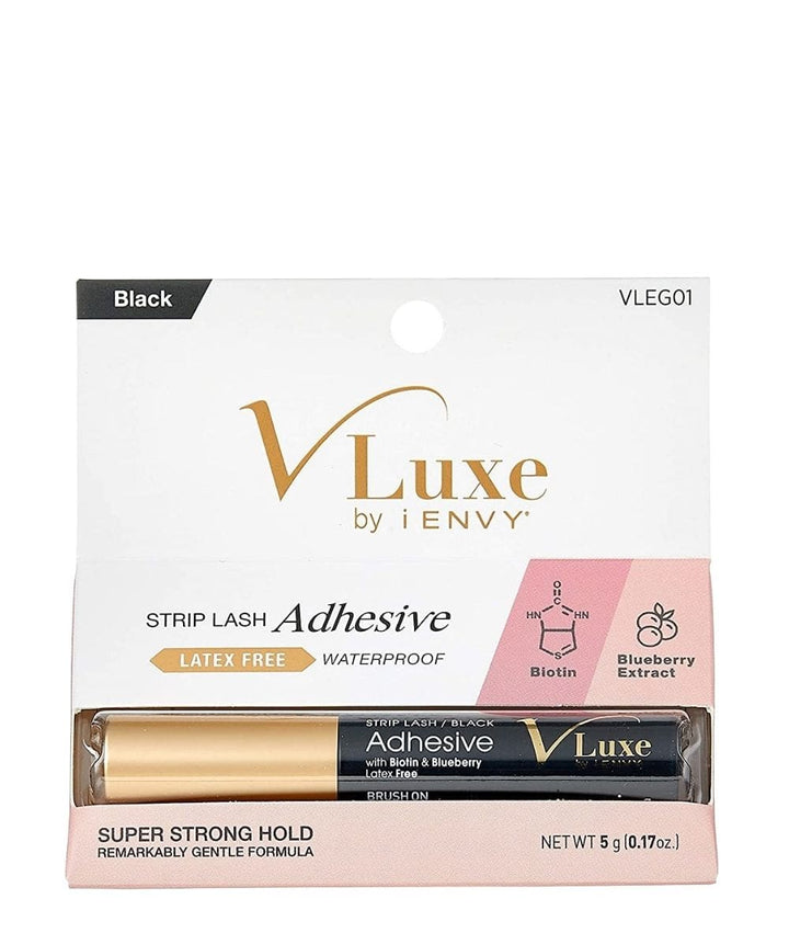 Kiss I-Envy V Luxe Biotin Strip Lash Glue #Vleg01 [Black]