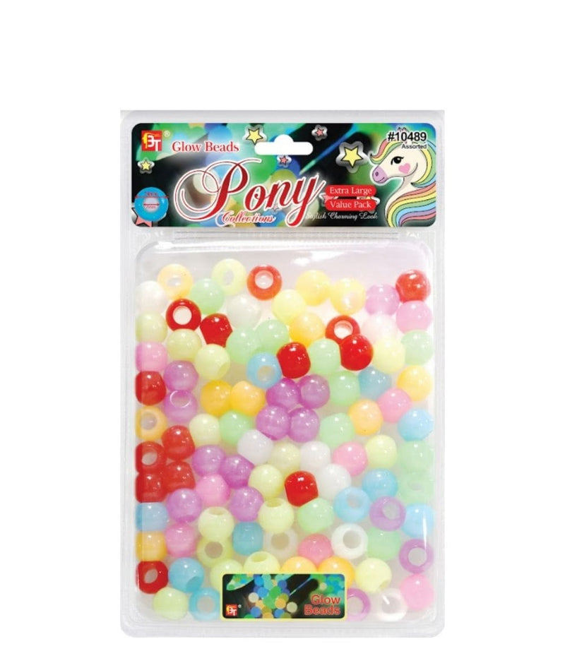 Beauty Town Extra Large 7Mm Glow Round Beads Value Pack