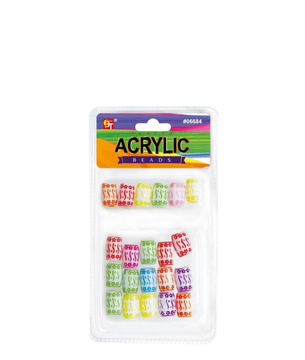 Beauty Town Plated Acrylic Beads Value Pack