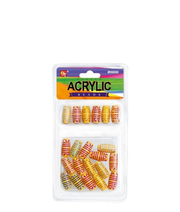 Beauty Town Plated Acrylic Beads Value Pack