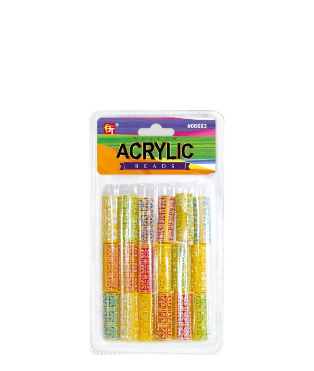 Beauty Town Plated Acrylic Beads Value Pack, HAIR STYLING TOOLS - Cloré Beauty