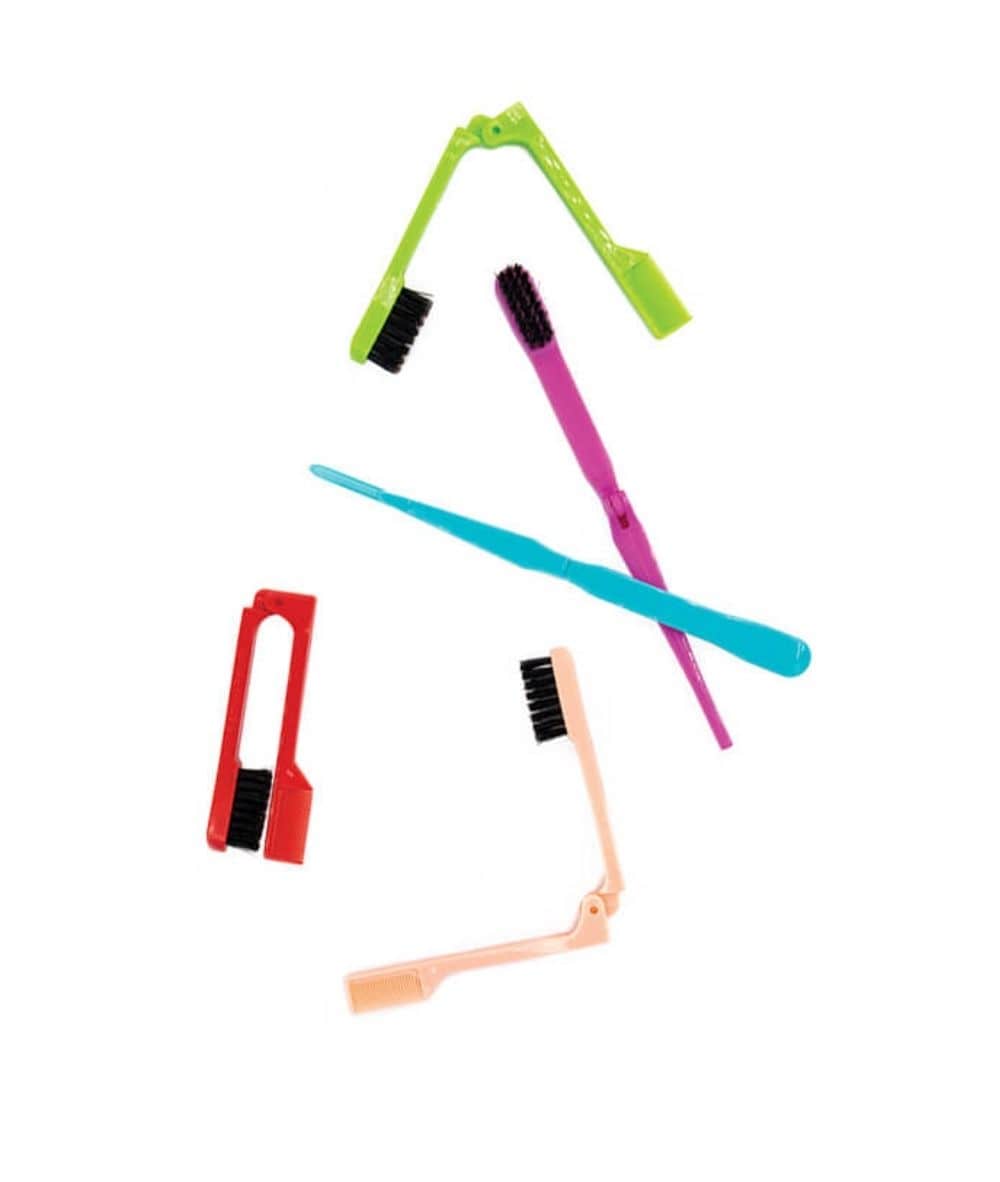 Beauty Town Folding Edge Brush & Comb, HAIR STYLING TOOLS - Cloré Beauty