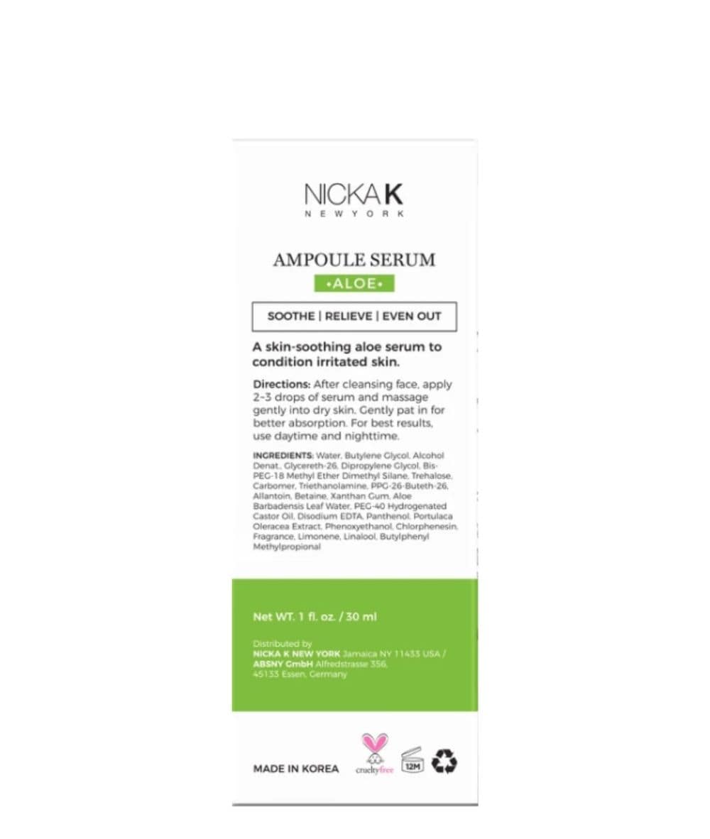 Nicka K Ampoule Serum #Ssam04 [Aloe]