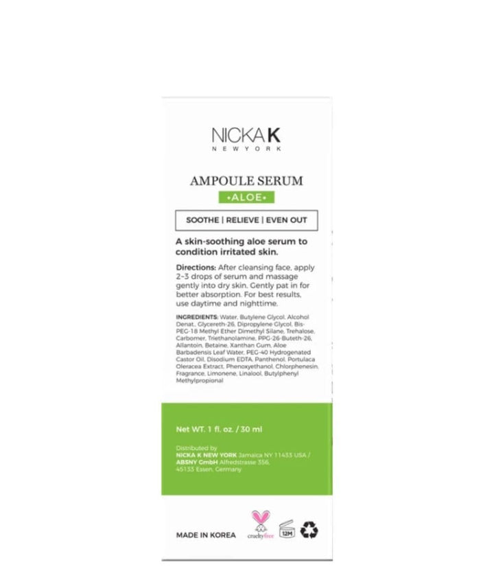 Nicka K Ampoule Serum #Ssam04 [Aloe]