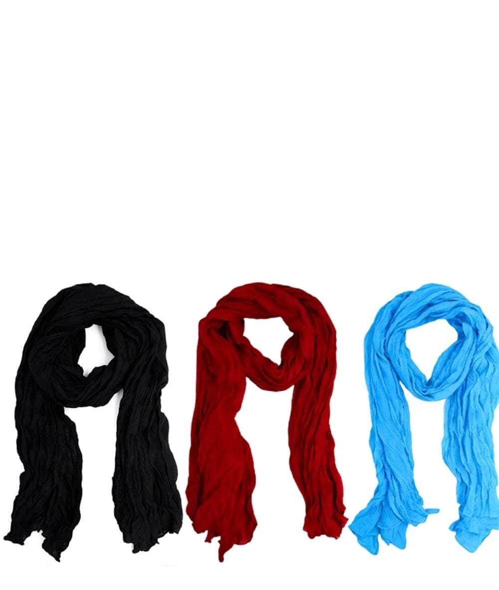 Beauty Town Crinkle Head Wrap Scarf, ACCESSORIES JEWELRY FASHION - Cloré Beauty