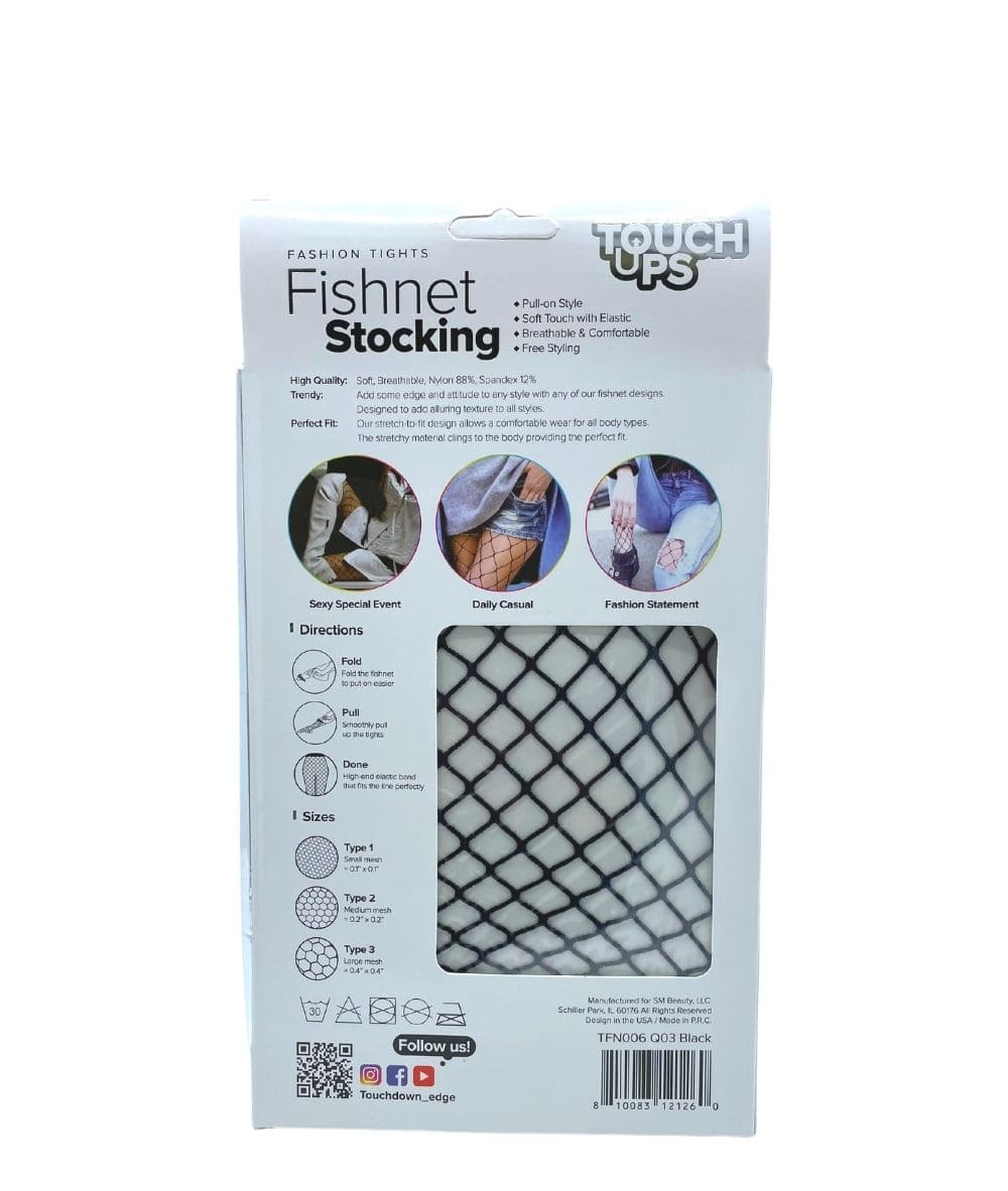 Touch Ups Mesh Fishnet Stockings [Queen], ACCESSORIES JEWELRY FASHION - Cloré Beauty