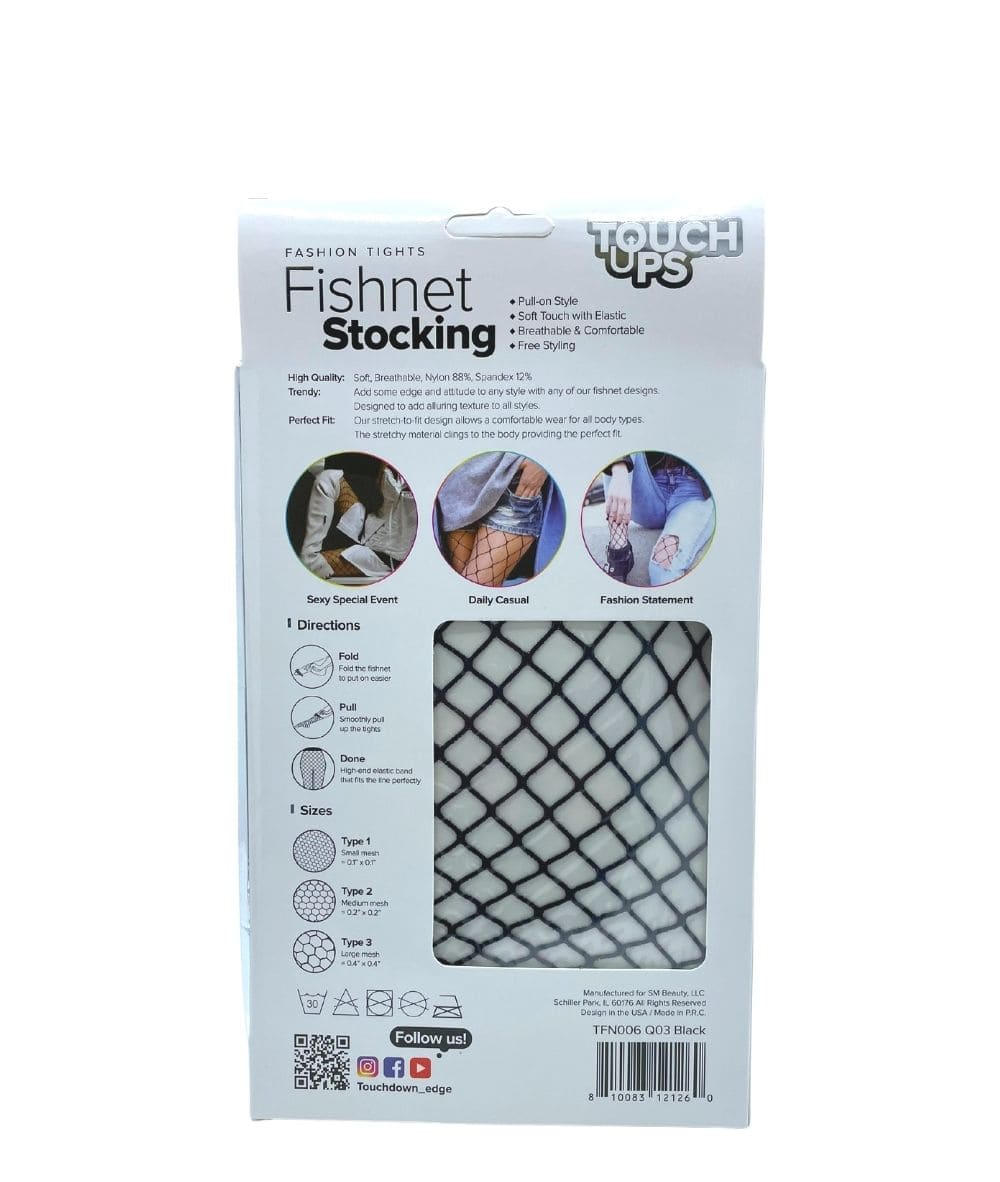 Touch Ups Mesh Fishnet Stockings [Queen] – Cloré Beauty