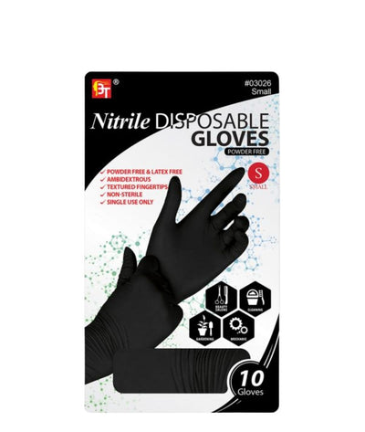 Beauty Town Disposable Nitrile Gloves 10 Pcs