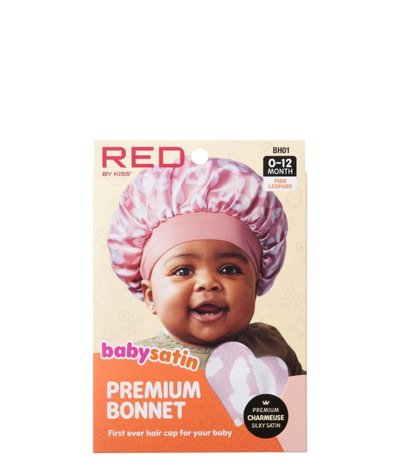 Red By Kiss Baby Satin Bonnet