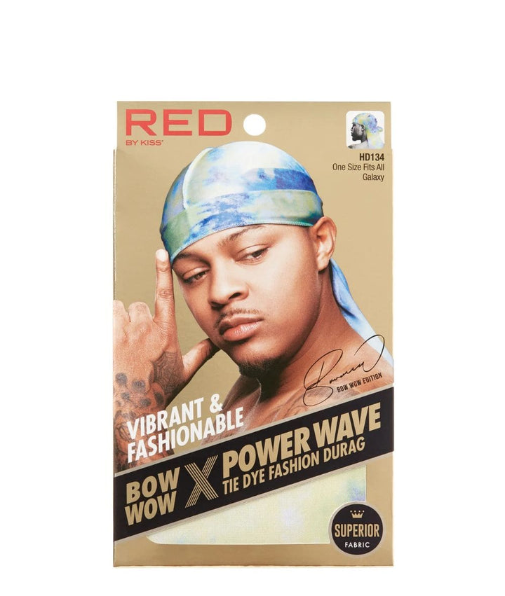 Red By Kiss Power Wave Tie Dye Durag #Hd