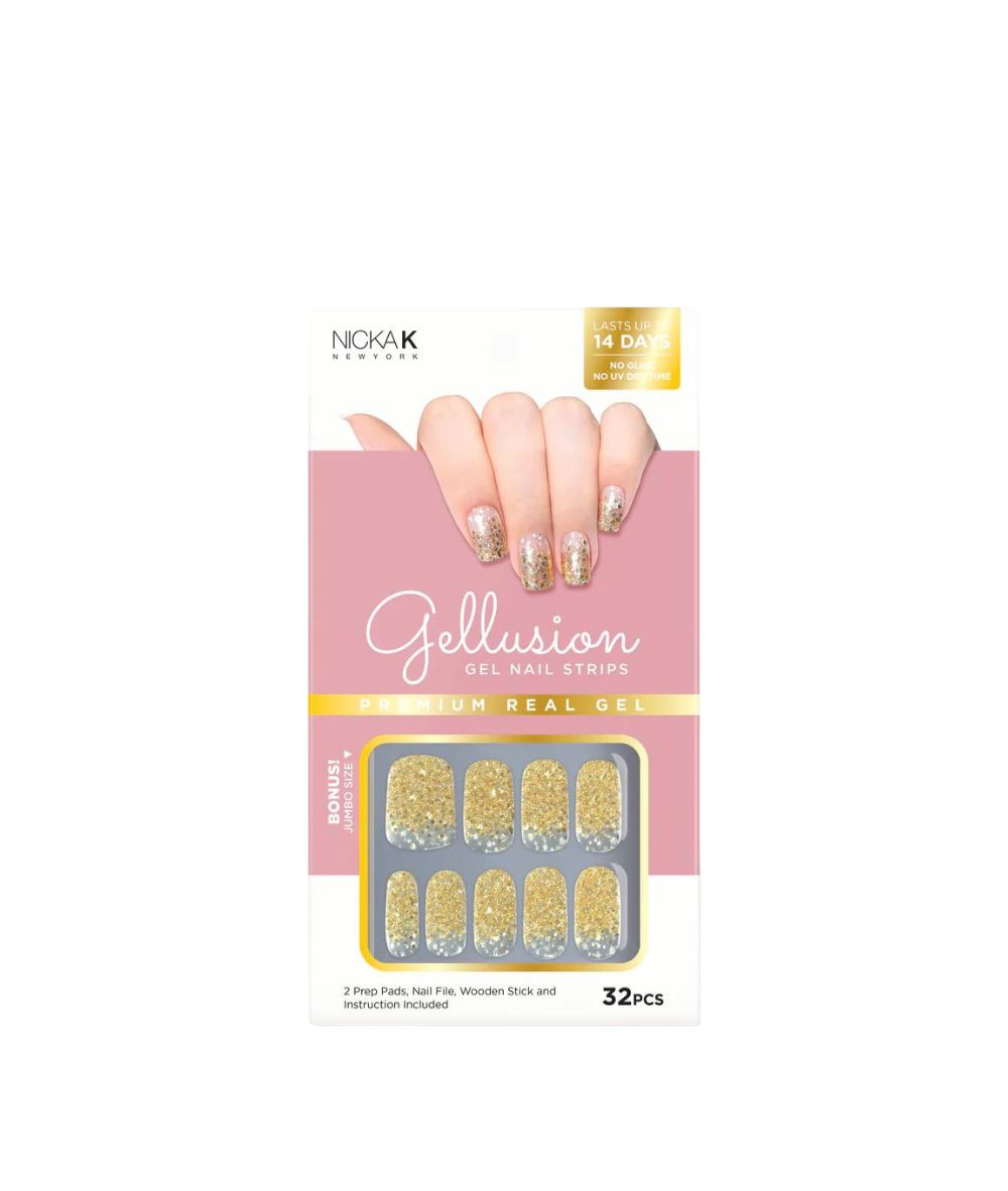 Nicka K Gellusion Gel Nail Strips #Nsg001