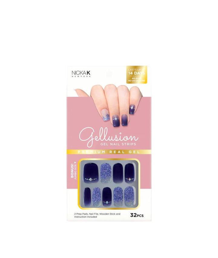 Nicka K Gellusion Gel Nail Strips #NSG005