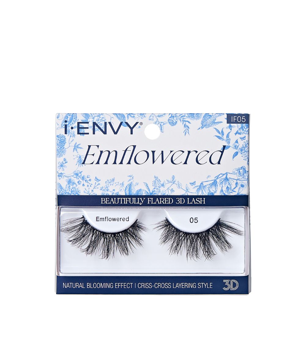 Kiss I-Envy Beautyfully Flared 3D Lash Emflowered, COSMETICS MAKEUP - Cloré Beauty