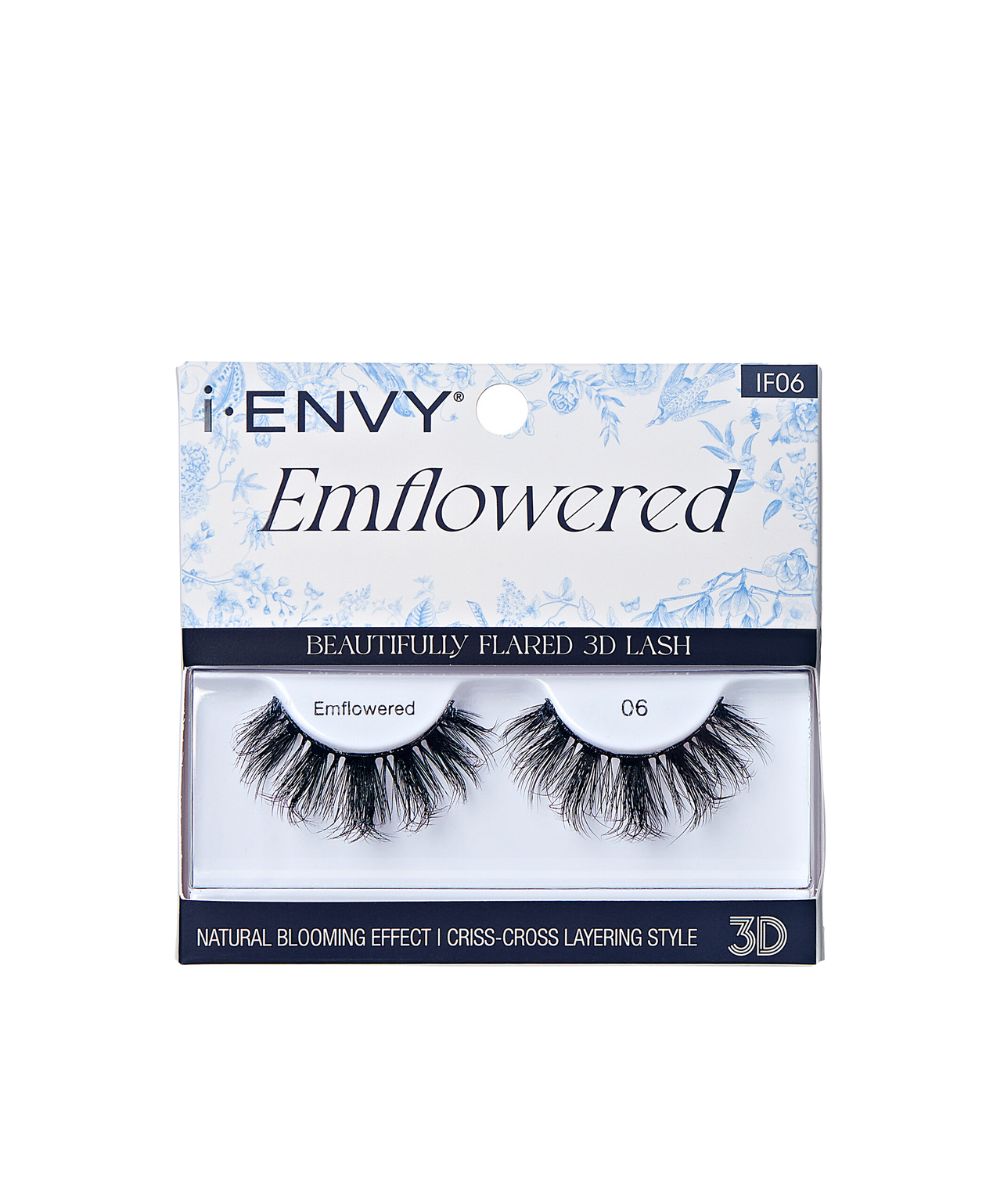 Kiss I-Envy Beautyfully Flared 3D Lash Emflowered, COSMETICS MAKEUP - Cloré Beauty