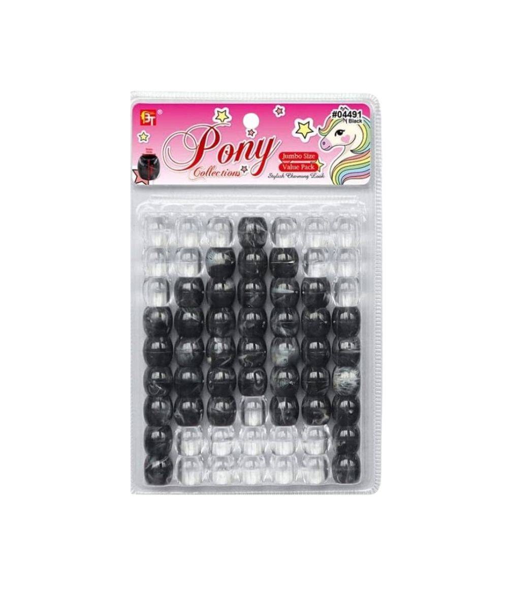 Beauty Town Marble Jumbo 15Mm/9Mm Round Beads Value Pack, Hair Tools - Cloré Beauty