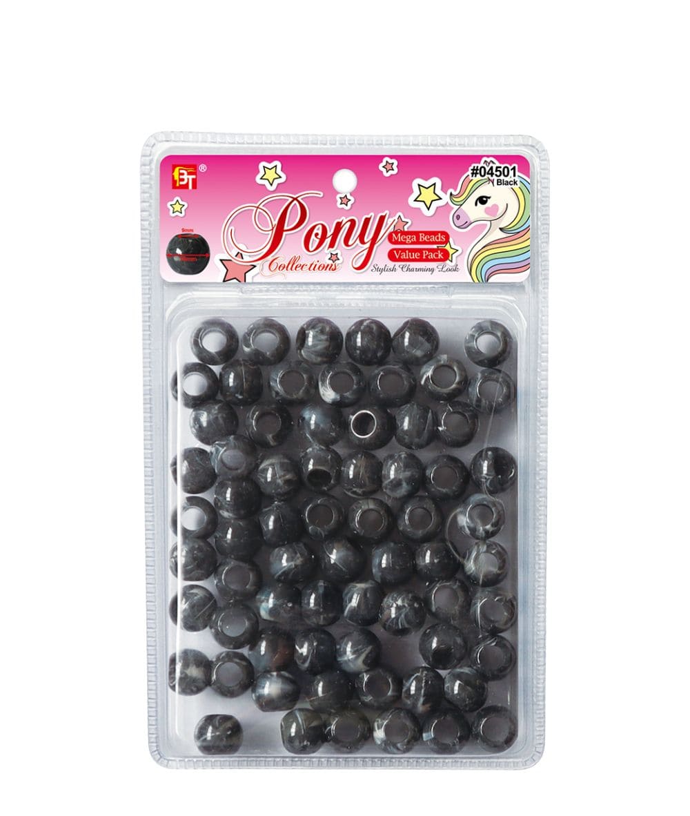 Beauty Town Marble Mega 16Mm/9Mm Round Beads Value Pack, Hair Tools - Cloré Beauty