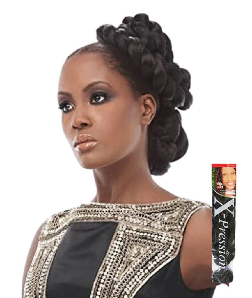 Outre X-Pression Pre-Stretched 6X ULTRA BRAID 52 (1B Off Black) :  : Beauty & Personal Care