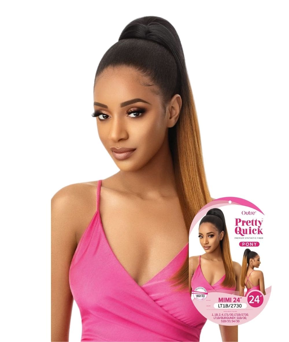 Outre Pretty Quick Ponytail - Mimi 24 inch, HAIR EXTENSIONS - Cloré Beauty