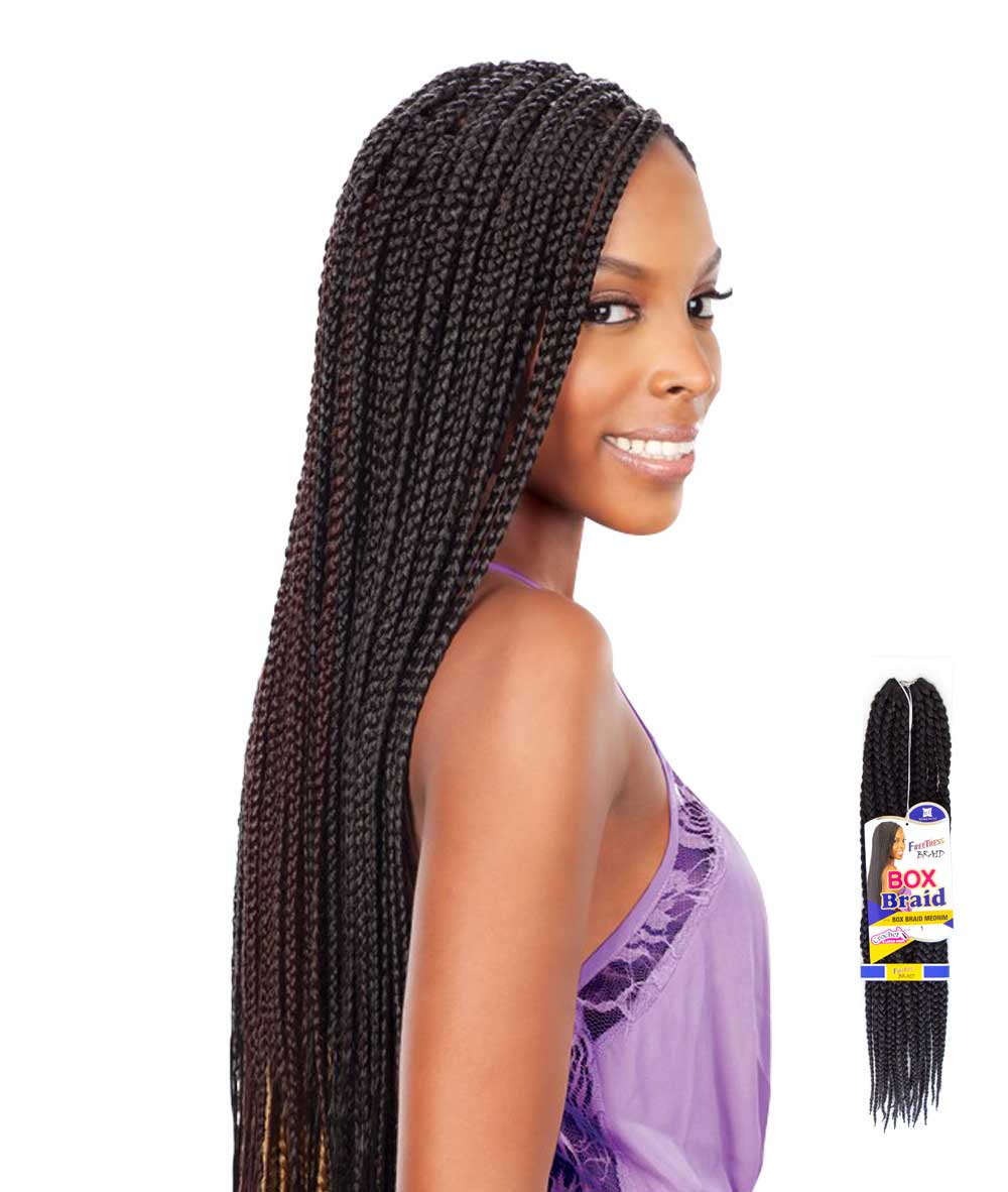 Shake-N-Go Freetress Braid - Medium Box Braids