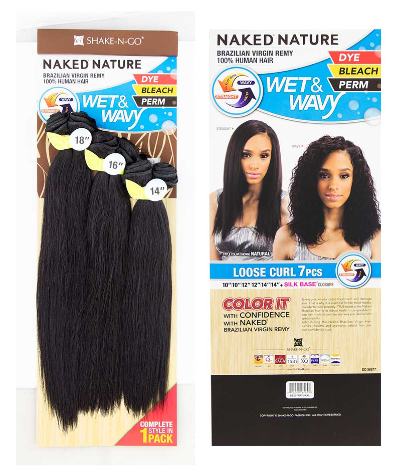 Shake-N-Go Naked Nature Wet&Wavy Loose Curl