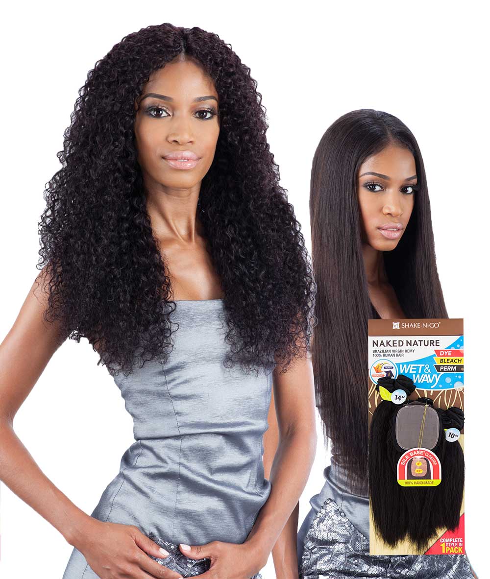 Shake-N-Go Naked Nature Wet & Wavy - Bohemian Curl 7 Pcs