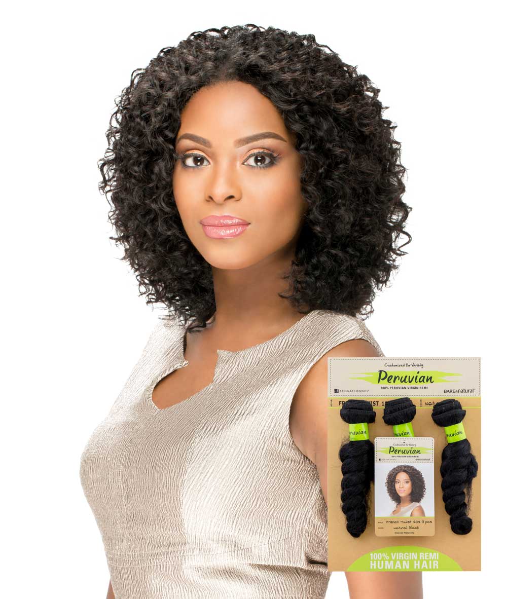 Sensationnel Bare & Natural Peruvian - French Twist 10S 3Pcs