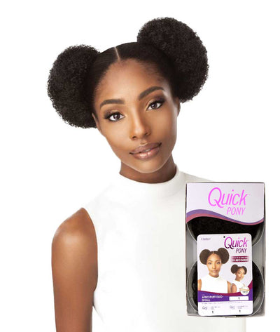 Outre Quick Pony - Afro Puff Duo Small