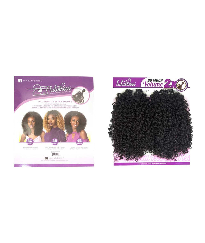 Sensationnel Lulutress Pre-Looped Crochet Braid 2X - Coily 3C