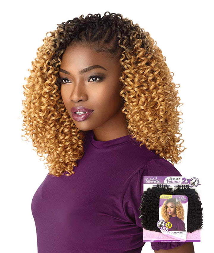 Sensationnel Lulutress Pre-Looped Crochet Braid 2X - Curly 3B