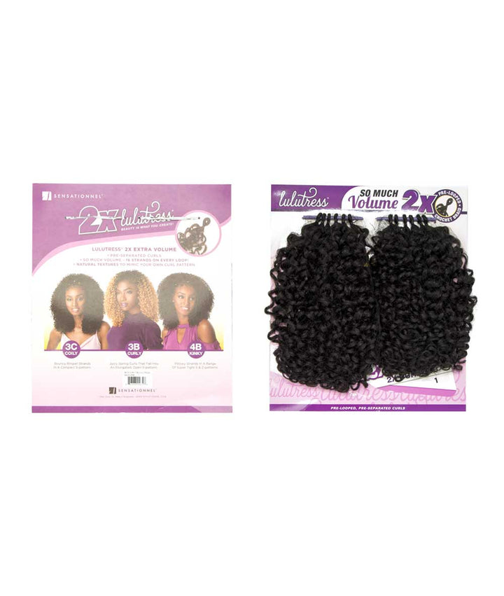 Sensationnel Lulutress Pre-Looped Crochet Braid 2X - Curly 3B