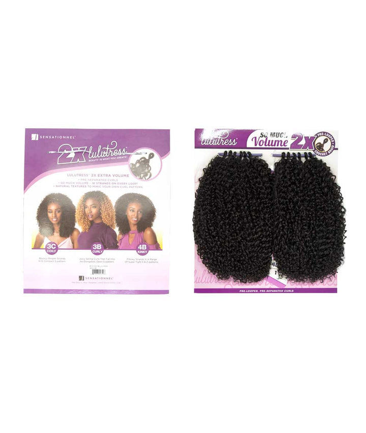 Sensationnel Lulutress Pre-Looped Crochet Braid 2X - Kinky 4B