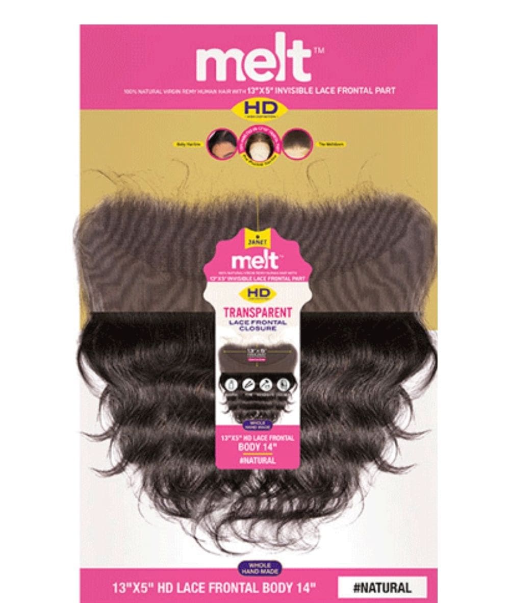 Janet Melt 13X5 Hd Lace Frontal Closure Virgin Human - Body