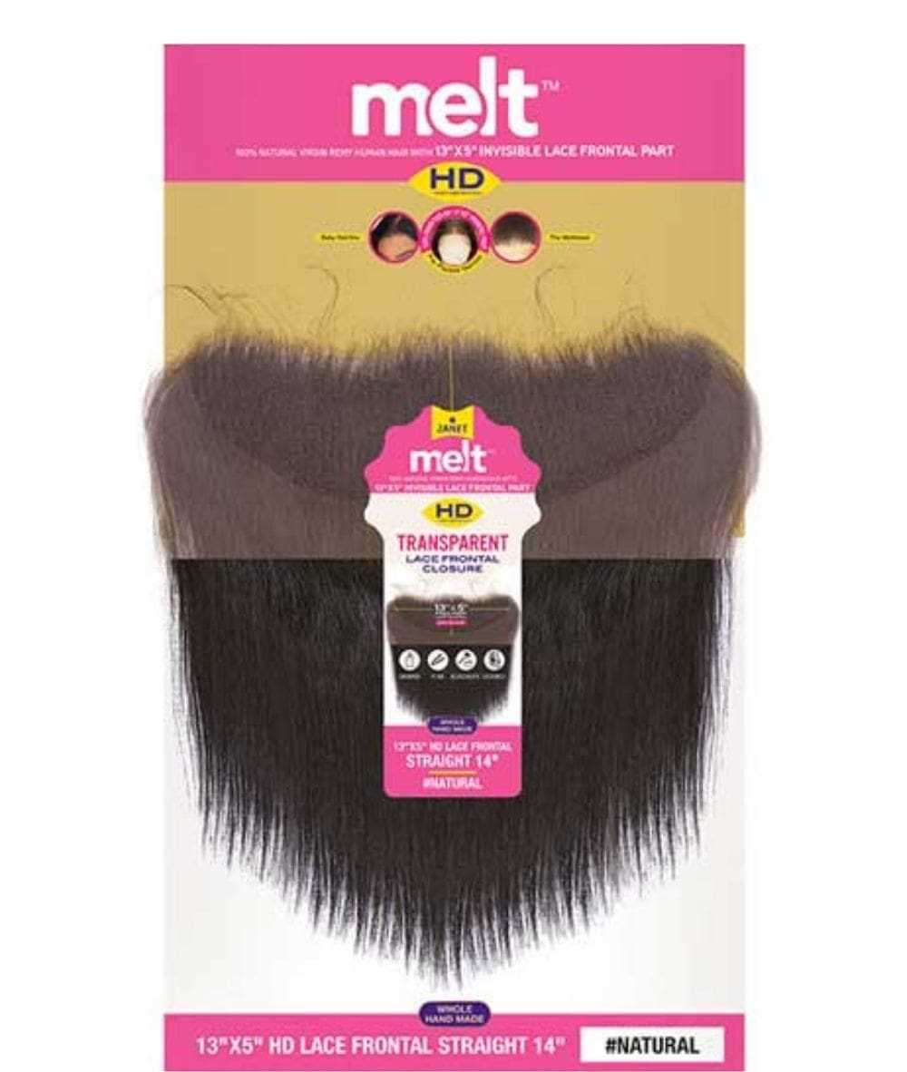 Janet Melt 13X5 Hd Lace Frontal Closure Virgin Human - Straight, HAIR EXTENSIONS - Cloré Beauty