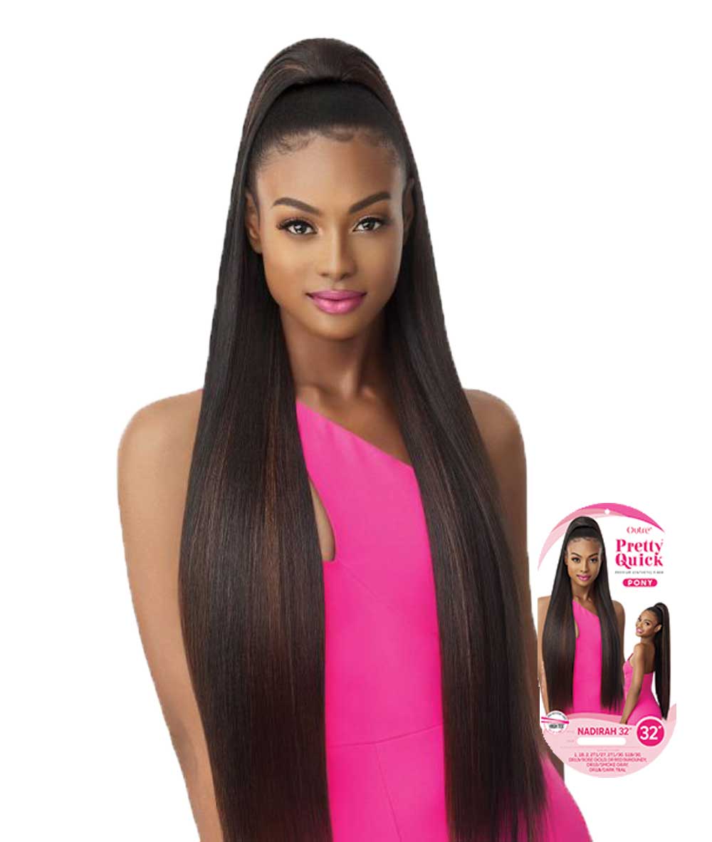 Outre Pretty Quick Pony - Nadirah 32 inch, HAIR EXTENSIONS - Cloré Beauty