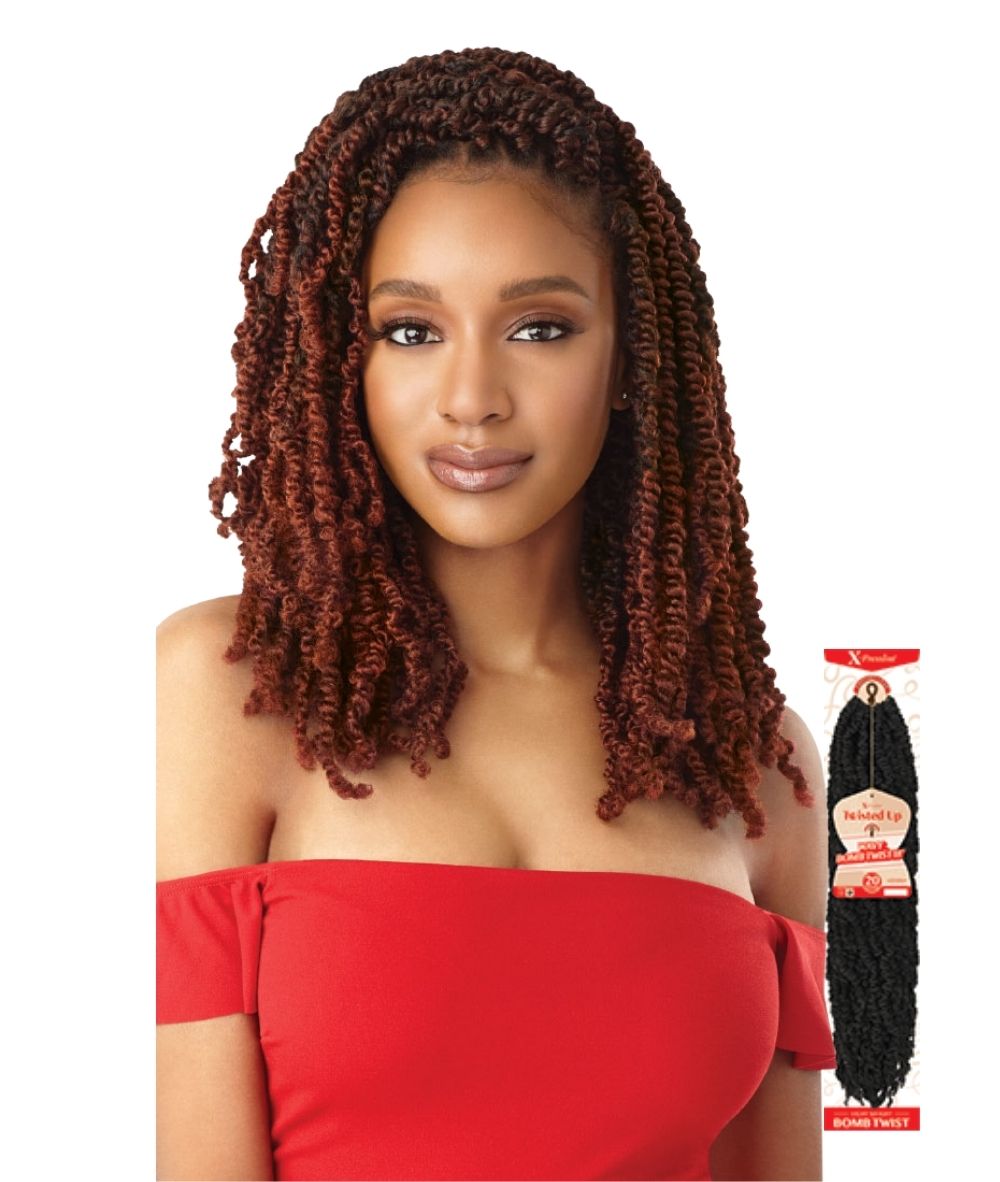 Outre X-Pression Twisted Up - Wavy Bomb Twist 18 inch, HAIR EXTENSIONS - Cloré Beauty